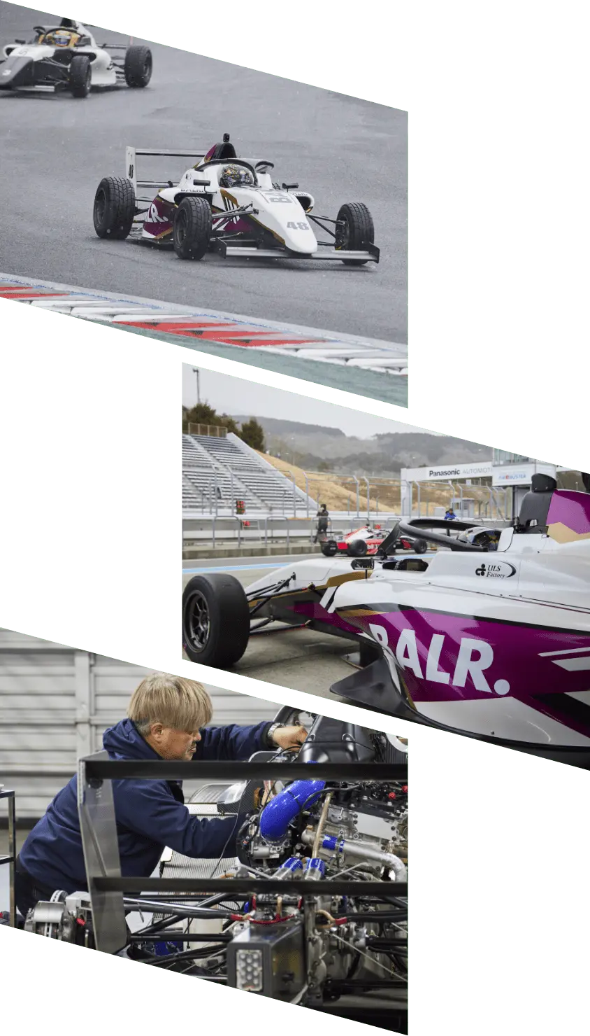 「一生に一度はフォーミュラカーでサーキットを走らせたい」「レースのサポートをしてほしい」といったモータリスト、レーシングチームの声にお応えするのがULS Factory（ウルス・ファクトリー）です。カートとF3のあいだをつなぐカテゴリーとして、2013年に設立されたF4。フォーミュラレーシングの世界への登竜門に挑む皆さまを応援します。