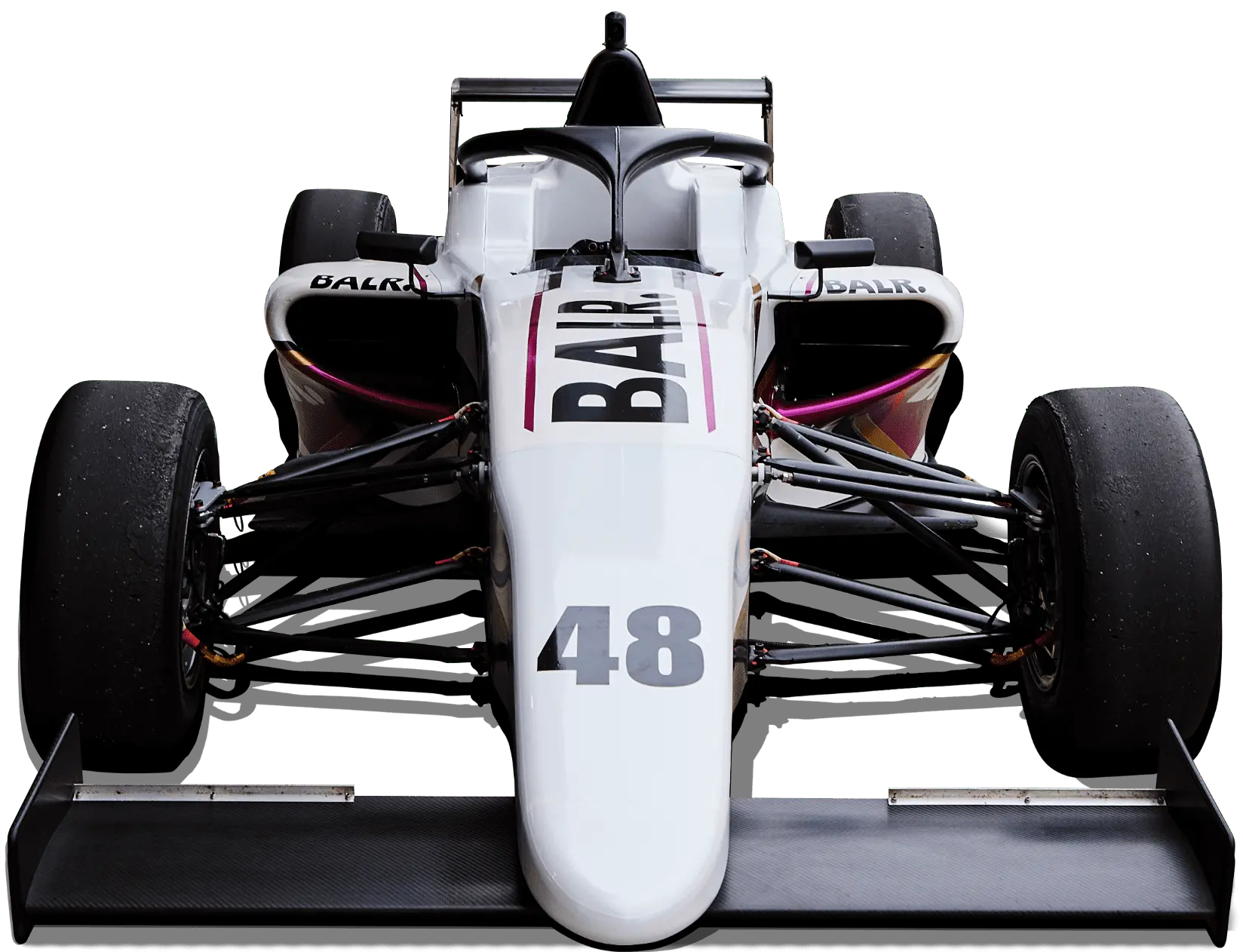 フォーミュラカー正面の写真